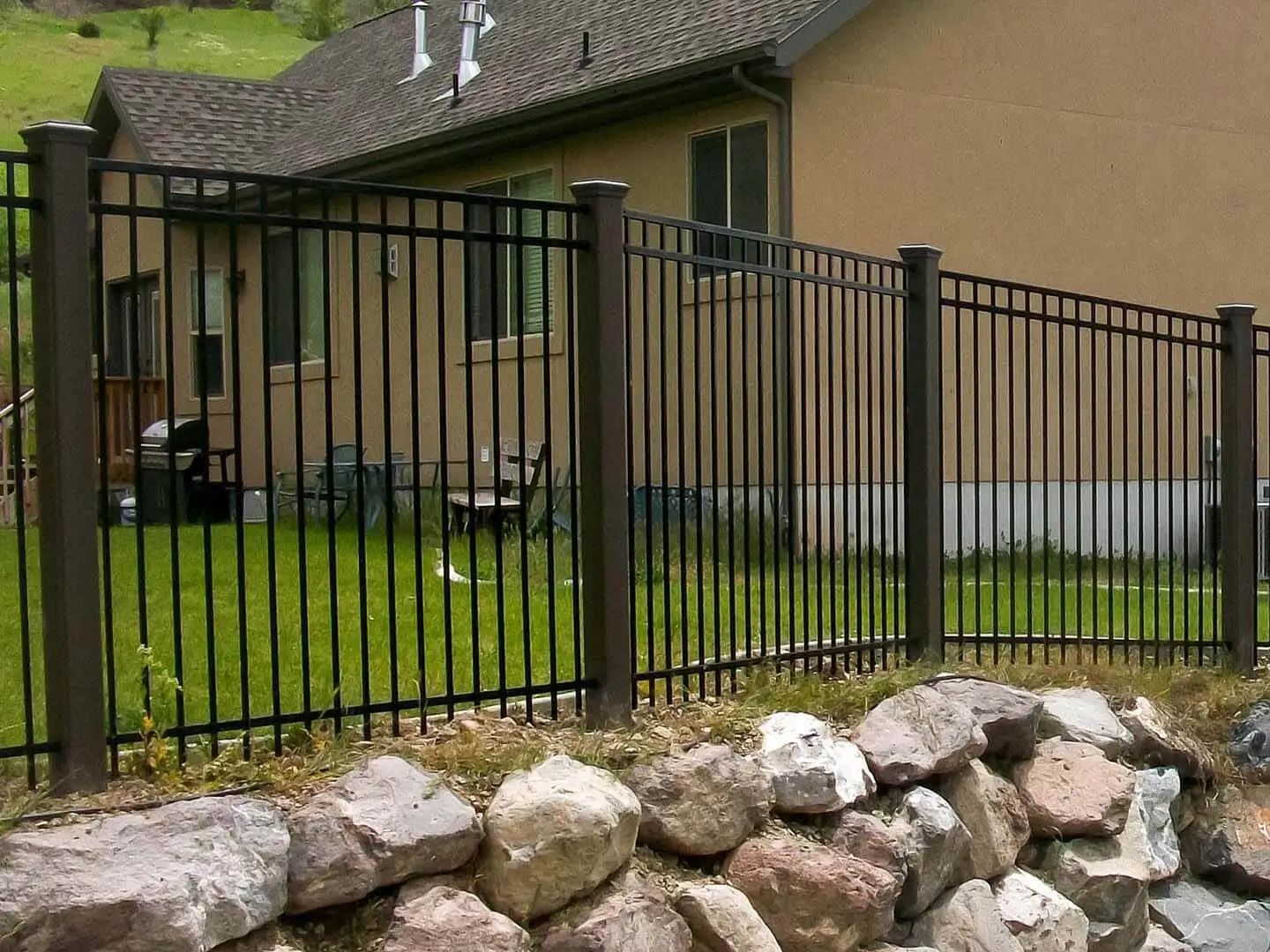 Aluminum fence colorado fence company 1