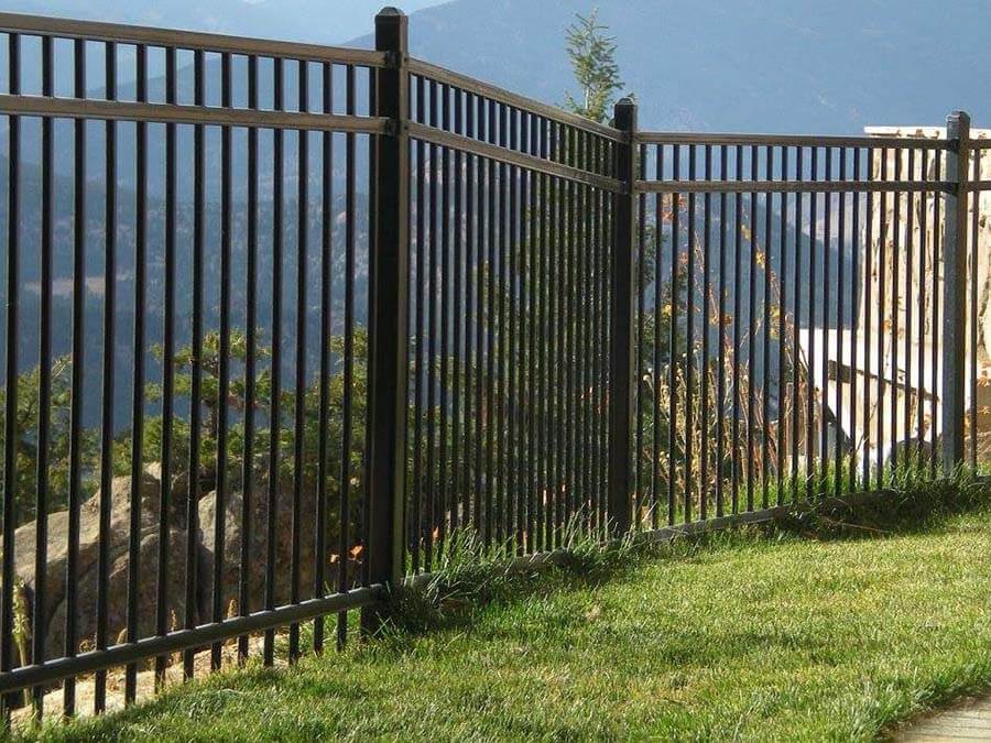 Photo of ornamental residential fencing in Colorado Springs
