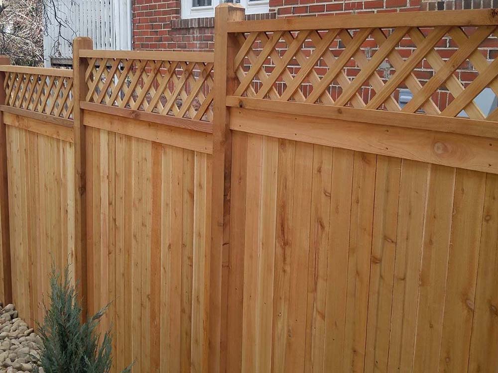 Photo of a Western red cedar fence from a fence contractor in Littleton CO