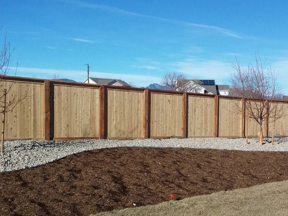 Black Forest Colorado wood privacy fencing