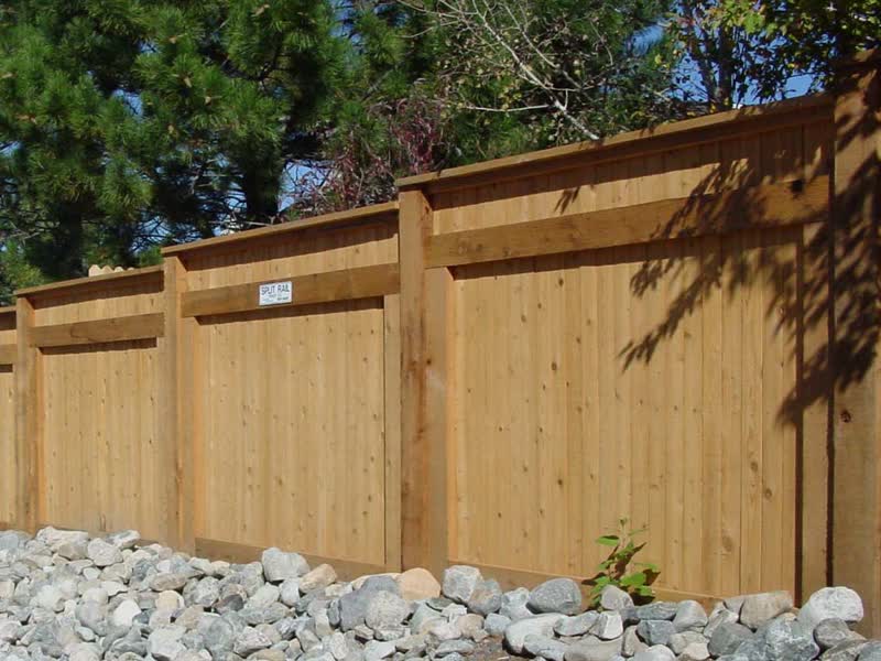 Wood fence ideas Dacono properties - Pinterest