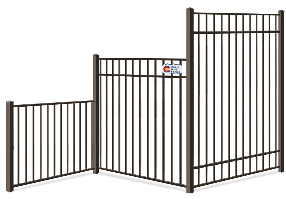 Aluminum fence height options Colorado