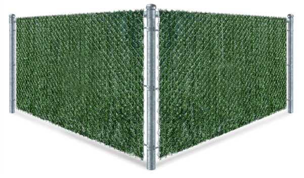 Hedge Semi-Privacy Chain Link fence contractor in Colorado
