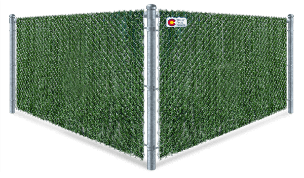 Hedge Semi-Privacy Chain Link fence contractor in Colorado