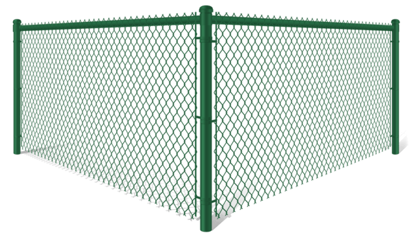 Green Chain Link fence contractor in Colorado