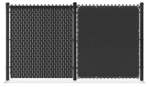 Privacy Slat Color Options For Chain Link Fence in Colorado