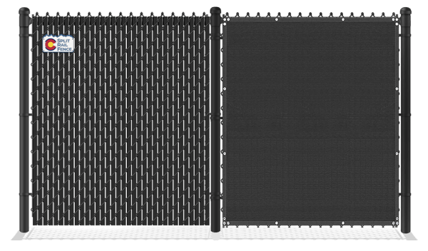 Privacy Slat Color Options For Chain Link Fence in Colorado