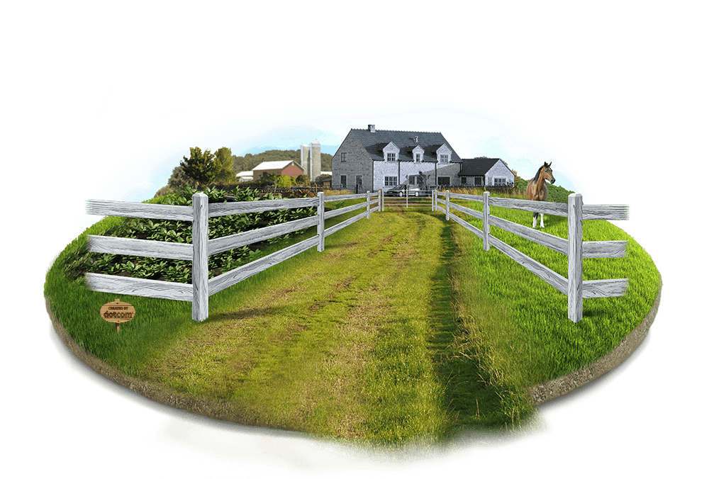 Residential Concrete fence installation for the Colorado area.