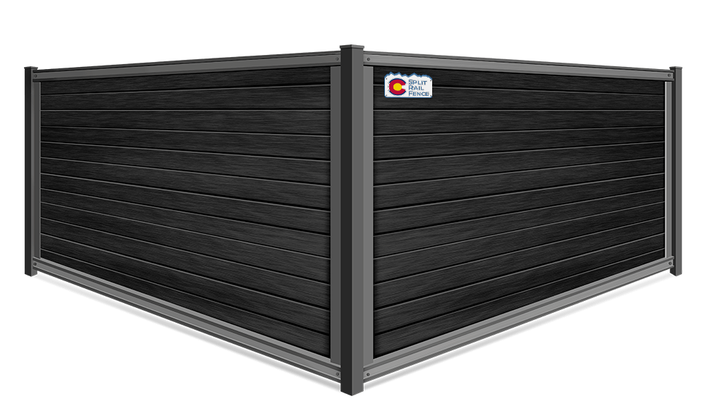 Ultrablend pvc FenceTrac fence in Colorado
