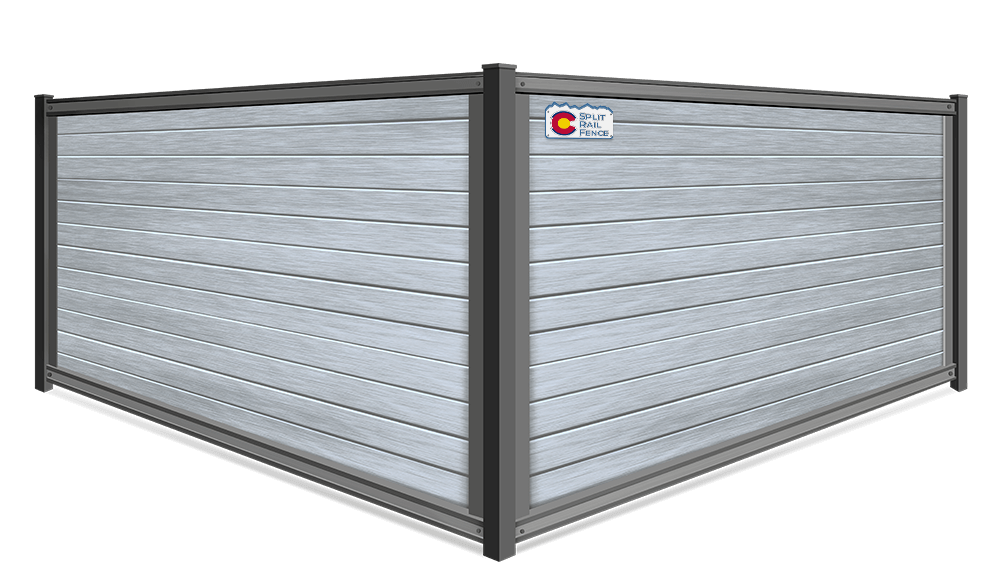 Ultrablend pvc FenceTrac fence in Colorado
