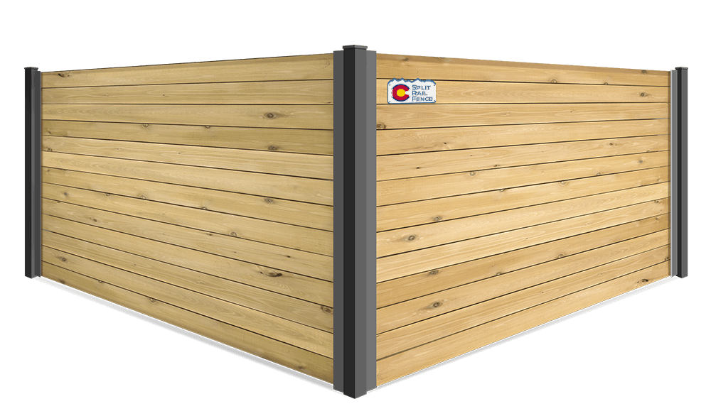 FenceTrac with pine infill fence company in Colorado