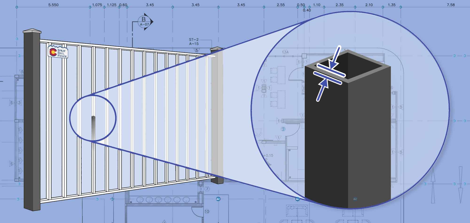Colorado Aluminum fence Pickets installation company