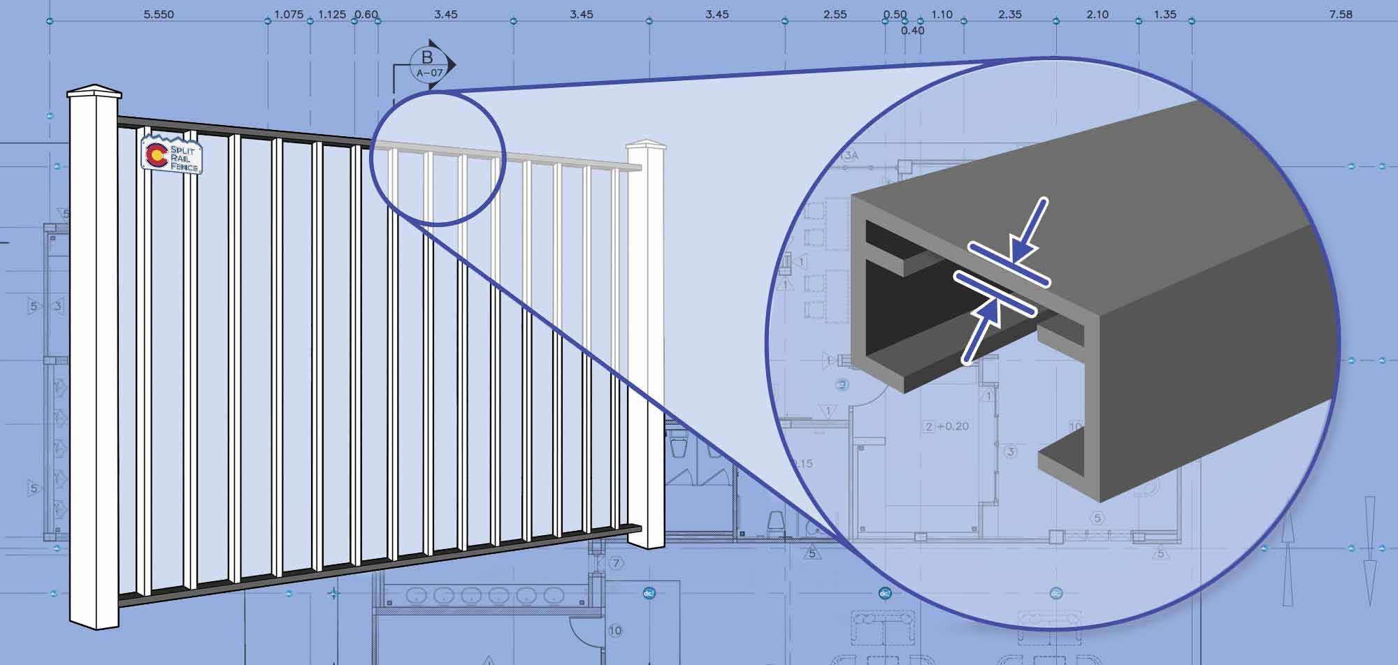 Colorado Aluminum fence Rails installation company