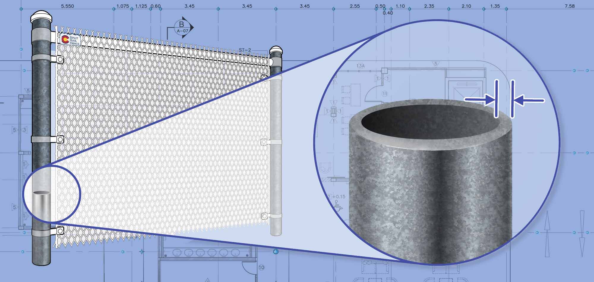 Colorado Chain Link fence Posts installation company