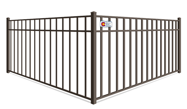 3 Rail aluminum fence company in Colorado