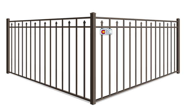 Alternating Extended Pickets aluminum fence company in Colorado
