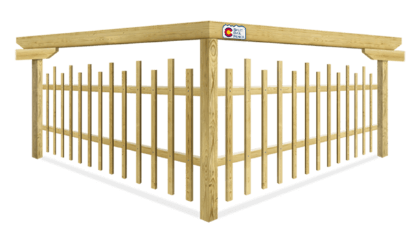 Custom wood fence company in Colorado
