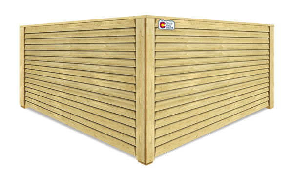 Lapped wood fence company in Colorado
