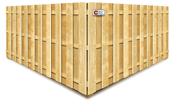 Shadowbox wood fence company in Colorado
