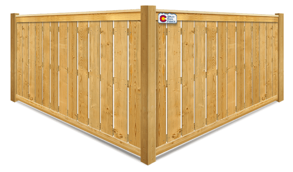 Spaced Picket wood fence company in Colorado