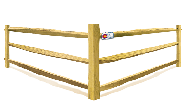 Split Rail wood fence company in Colorado