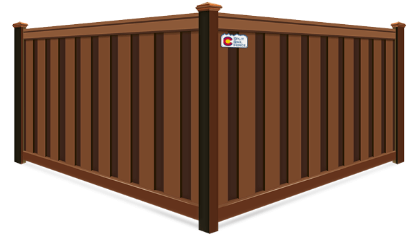 Saddle Privacy Trex fence company in Colorado