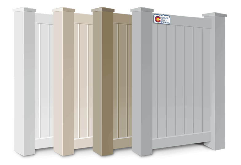 Vinyl fence color choices in Colorado