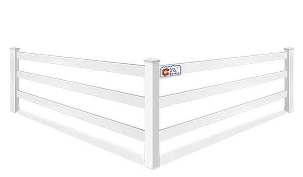 Post & Rail vinyl fence contractor in Colorado