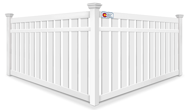 Semi-Privacy vinyl fence contractor in Colorado