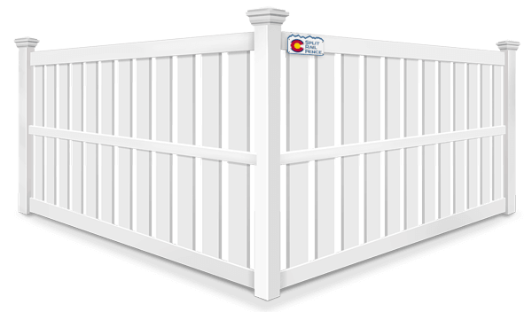 Semi-Privacy vinyl fence contractor in Colorado
