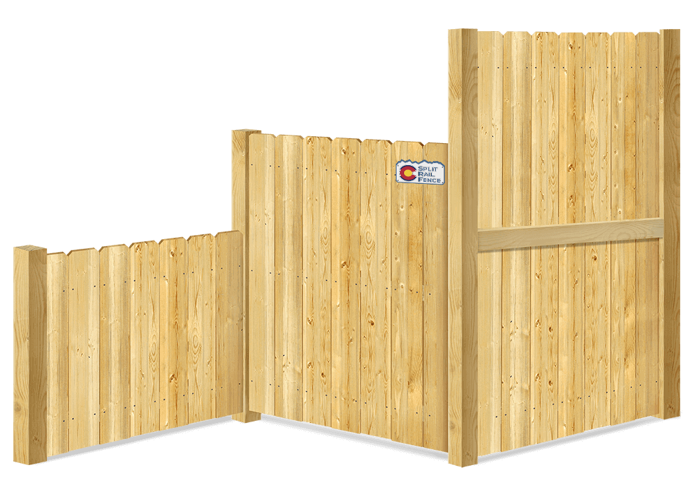 Wood fence height options Colorado